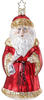 INGE-GLAS® Christbaumschmuck, Christbaumschmuck Weihnachtsmann Glas 14.5cm...