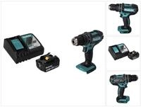 Makita Akku-Schlagbohrschrauber DHP 482 RF1 18 V 62 Nm + 1x Akku 3,0 Ah +...