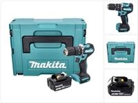 Makita Akku-Schlagbohrschrauber DHP 487 F1J 18 V 40 Nm Brushless + 1x Akku 3,0...