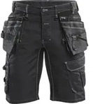 Bl&aring;kl&auml;der Arbeitshose Handwerker Shorts Stretch X1900 schwarz C44