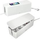 Hama Kabelbox Design Kabelbox Wei&szlig; Kabelmanager Ladebox, (1x Kabelbox,