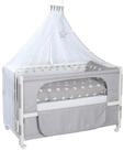 roba&reg; Beistellbett Little Stars 60 x 120 cm, Anstellbett zum Elternbett mit