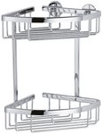 tesa Duschablage ALUXX Duscheckablagekorb ohne Bohren - 26,0 cm : 16,3 cm :...