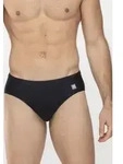 Mey Badeshorts Mey Herren Badehose uni Badeshorts (1-St) Badeslip, gestreift,