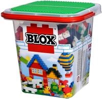 Simba 104114519 - Blox, 500 bunte Bausteine im Eimer, Steine, Fenst...