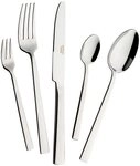 Mulex Besteck-Set Orlando (30-tlg), 6 Personen, Edelstahl 18/0, hochglanzpoliert