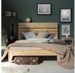 Homestyle4u Holzbett 140x200 mit Lattenrost Doppelbett Bettgestell Futonbett...