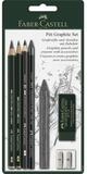 Faber-Castell Kreidemarker FABER-CASTELL Grafitstifte Set Pitt Graphite Stifte und