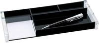 WEDO Tischaufsatz Stiftschale Exclusiv Acryl glasklar schwarz