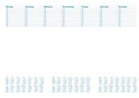 RNK Schreibtischunterlage Schreibunterlage Office 46633 480x330mm 30Blatt