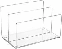 MAUL Tischaufsatz Kartenst&auml;nder Acryl glasklar