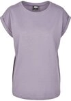 URBAN CLASSICS Kurzarmshirt Urban Classics Damen Ladies Extended Shoulder Tee...