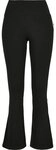URBAN CLASSICS Leggings Urban Classics Damen Ladies Organic Interlock Bootcut