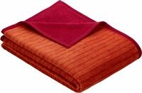 Wohndecke Fano, IBENA, mit Streifen versehen, Kuscheldecke