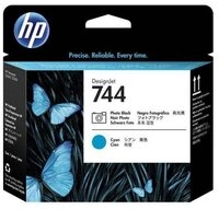 HP No. 744 schwarz/cyan Druckkopf Tintenpatrone