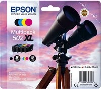 Epson 4 Epson Druckerpatronen Tinte 502 XL T02W6 BK / C / M / Y Multipack