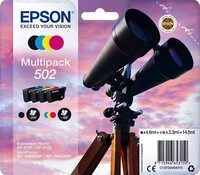 Epson 4 Epson Druckerpatronen Tinte 502 T02V6 BK / C / M / Y Multipack...