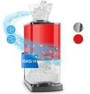 ONECONCEPT Eisw&uuml;rfelmaschine Icebreaker Eisw&uuml;rfelbereiter, Edelstahl 12kg/Tag