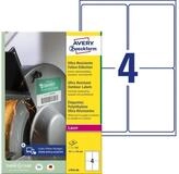 Avery Zweckform Etiketten Ultraresistente Etiketten 99,1x139 mm wei&szlig; VE=120 St&uuml;ck