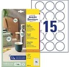 Avery Zweckform Etiketten AVERY Zweckform Kennzeichnungs-Etiketten, Durchmesser: 51