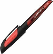 STABILO F&uuml;llfederhalter F&uuml;ller Easy Buddy M-Feder schwarz-rot Soft-Griffzone