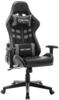 vidaXL Gaming-Stuhl Gaming-Stuhl Schwarz und Grau Kunstleder (1 St)