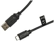Hama HAMA USB Ladekabel 00054461, 0,75 m, USB A zu USB C, Schwarz USB-Kabel