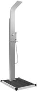 vidaXL Gartendusche, Bodendusche mit Bodenelement WPC Edelstahl