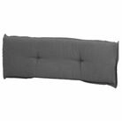 Madison Liegenauflage Panama grau, Auflage zu Bank 110 cm 50% Baumwolle / 45%