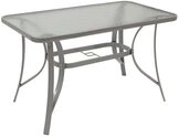 DEGAMO Gartentisch FLORENZ (1-St), 70x120cm, Gestell Metall silbergrau,...
