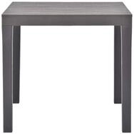 vidaXL Gartentisch, Outdoor Tisch Moccafarben 78 x 78 x 72 cm Kunststoff