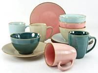 CreaTable Fr&uuml;hst&uuml;cks-Geschirrset Service, Cosy Morning (Teller, Schale,