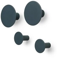 blomus Wandhaken PONTO Set 4 Wandhaken Kleiderhaken f&uuml;r die Wand, T&uuml;ren