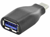 ANSMANN AG Ansmann USB 3.2 Gen 1 (USB 3.0) Adapter [1x USB-C® Stecker - 1x USB...
