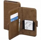 Hama Handyh&uuml;lle Universal Booklet 4" bis 5,4" Klapp-Tasche Braun,...