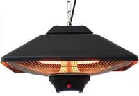 WDH Heizstrahler Decke WDH-200LS, 2000 W, Mit integrierter LED-Lampe