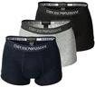 Boxershorts EMPORIO ARMANI "Boxershort 3er Pack", Herren, Gr. S, bunt (marine, grau,
