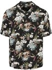 URBAN CLASSICS Kurzarmhemd Urban Classics Herren Viscose AOP Resort Shirt...