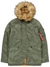 Winterjacke ALPHA INDUSTRIES "N-3B VF 59 Vintage Fit", Herren, Gr. XL, gr&uuml;n (sage,