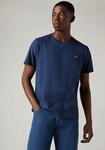 T-Shirt LEVI'S "ORIGINAL HM TEE", Herren, Gr. S, blau (navy), Jersey, Obermaterial: