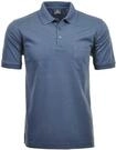 Poloshirt RAGMAN "Poloshirt Softknit-Polo", Herren, Gr. L, blau, Obermaterial: 70%