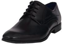 bugatti Schn&uuml;rschuh, Blockabsatz, Abendschuh, Businessschuh, Festtagsschuh,