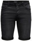 ONLY & SONS Jeansshorts ONSPLY REG BLK JOG SHT PK 8581 mit Stretch
