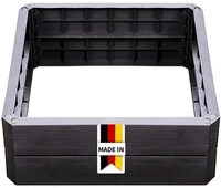 GARANTIA Hochbeet ERGO QUADRO S Hochbeet-System Wood 4 Paneele inkl. Verbinder