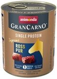 Animonda GranCarno Adult Ross pur 800 g - 6 St&uuml;ck, Nassfutter f&uuml;r: Hund