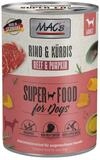 MAC'S Rind & K&uuml;rbis 400 g - 6 St&uuml;ck, Nassfutter f&uuml;r: Hund