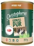 Christopherus Pur Pferd 800 g - 6 St&uuml;ck, Nassfutter f&uuml;r: Hund
