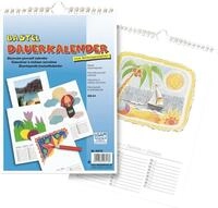 Glorex Collegeblock Glorex Dauerkalender Selbergestalten A4 wei&szlig;
