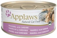 Applaws Makrele & Sardinen 156 g - 24 St&uuml;ck, Nassfutter f&uuml;r: Katze