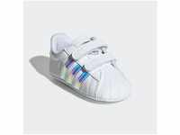 adidas Originals SUPERSTAR Sneaker mit Klettverschluss für Babys, weiß